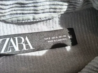 Cazadora pana Zara oversize Talla XS