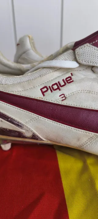 Botas match worn Piqué