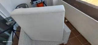 Sillón Diseño Jardín Mimbre Blanco