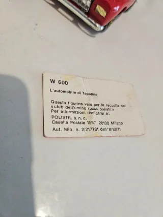 Auto Topolino Polistil Vintage