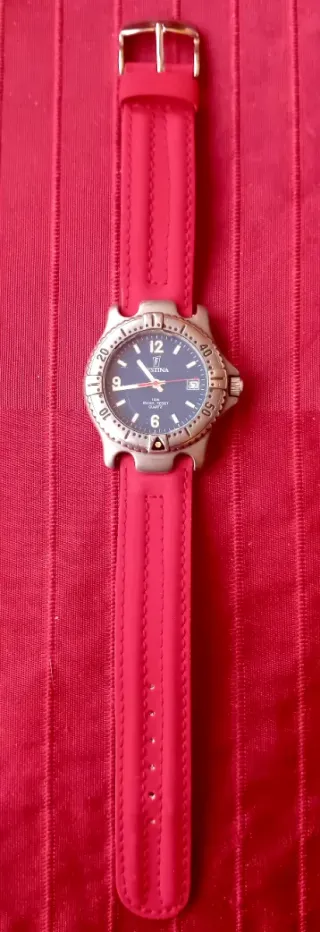 Reloj Festina Azul con Correa Roja