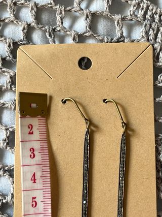 Pendientes Stalactita Diamante y Plata