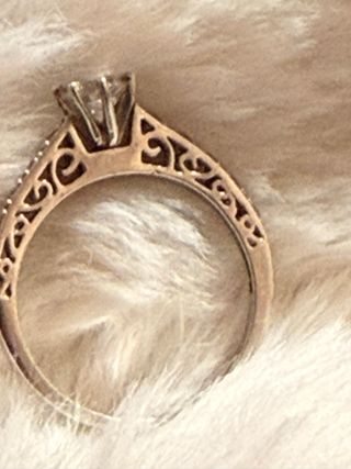 Anillo compromiso plata con circonita