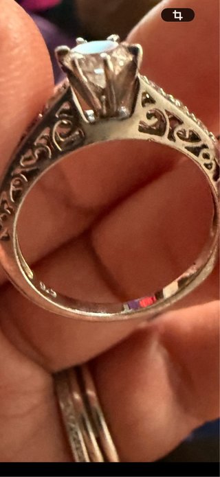Anillo compromiso plata con circonita
