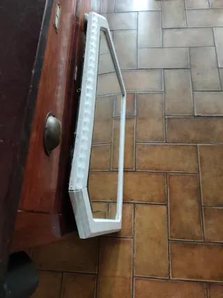Espejo de tocador antiguo madera y cristal