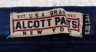 Set 2 pantaloni uomo Alcott taglia 44