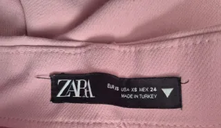 Falda pantalón Zara rosa
