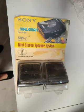Altavoces Sony SRS-7 para Walkman