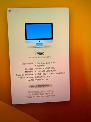 Imac Apple Plata