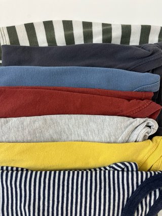 Set 7 Maniche Lunghe H&M Bambino 6-8 anni