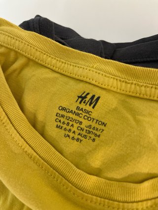 Set 7 Maniche Lunghe H&M Bambino 6-8 anni
