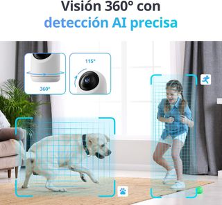 SwitchBot Cámara Seguridad Interior 2K