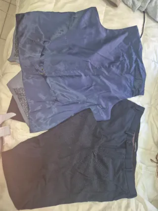 Conjunto chaleco y pantalón traje azul Primark T48