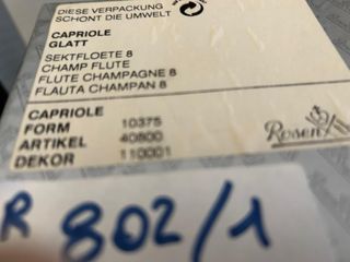 Bicchieri cristallo Rosenthal adatto per regalo