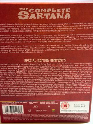 Cofanetto DVD The Complete Sartana Western