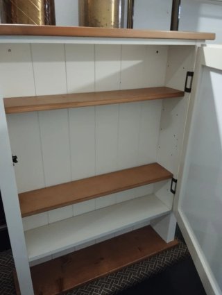 Armario Baño Ikea Madera y Cristal