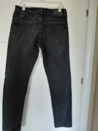 Pantalón Vaquero Gris Pull&Bear