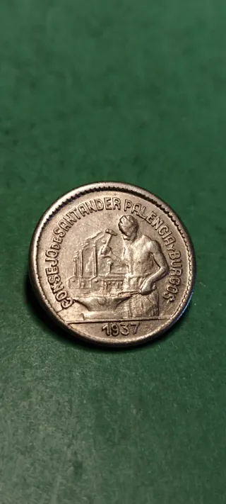 50 Céntimos 1937 PJR.