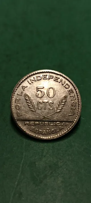 50 Céntimos 1937 PJR.