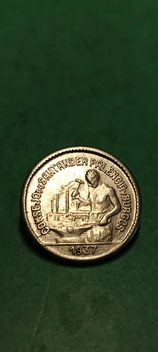 50 Céntimos 1937 PJR.