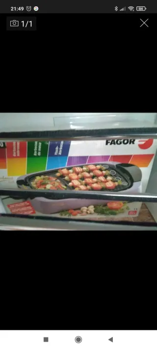 Plancha Fagor para mesa