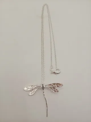 Collana Argento 925 Libellula Art Nouveau