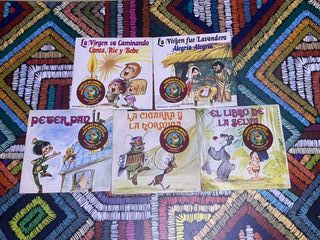 Lote 5 Vinilos Infantiles Cuentos del Mundo