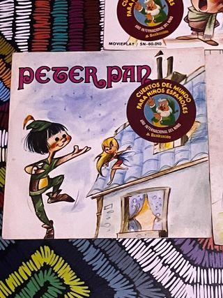 Lote 5 Vinilos Infantiles Cuentos del Mundo