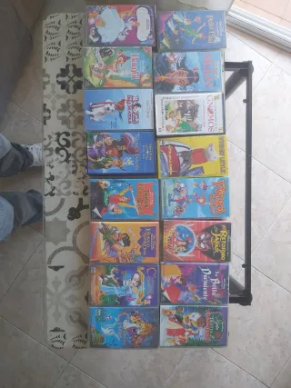 Lote Películas VHS Disney y Animación