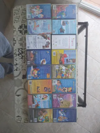 Lote Películas VHS Disney y Animación