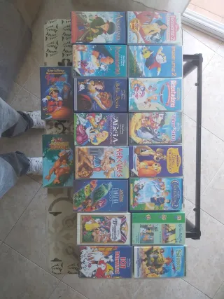 Lote Películas VHS Disney y Animación
