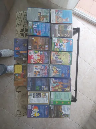 Lote Películas VHS Disney y Animación