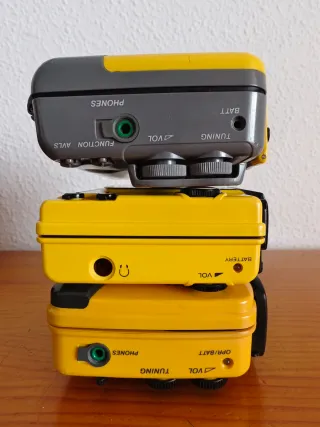 Lote 3 SONY Walkman Sport WM-F63, WM-SXF10, WM-B59