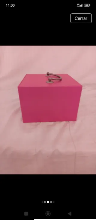 Joyero rosa con estrellas