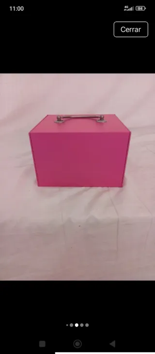 Joyero rosa con estrellas