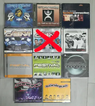 Lote CDs Música Dance y Electrónica