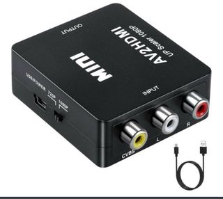 Adaptador rca a HDMI ps2 snes vhs dvd