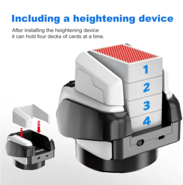 Repartidor de Cartas Automático Giratorio