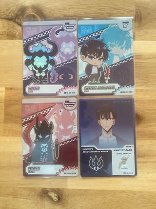 Cartas Solo Leveling Sung Jinwoo Igris Iron