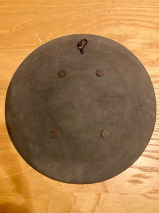 Piatto da appendere ceramica Raku