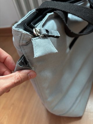 Bolsa Carro Bebé Gris con cambiador portátil