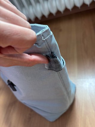 Bolsa Carro Bebé Gris con cambiador portátil