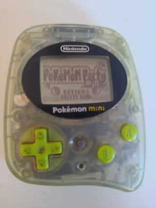 Consola Pokémon mini + 3 juegos