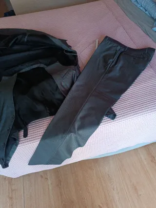 Traje completo gris