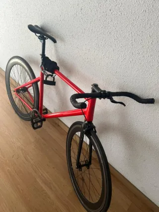 Bicicleta Fixie SantaFixie Raval Roja