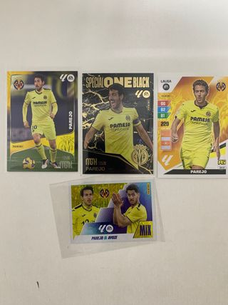 Cromos de fútbol Parejo Panini