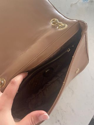 Borsa Love Moschino trapuntata oro