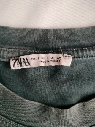 Camiseta Zara Estampada Multicolor