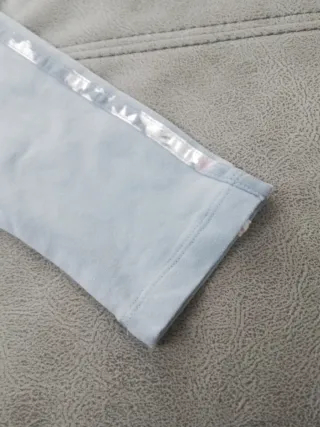 Mallas Adidas Talla 38 Azul y Plateado