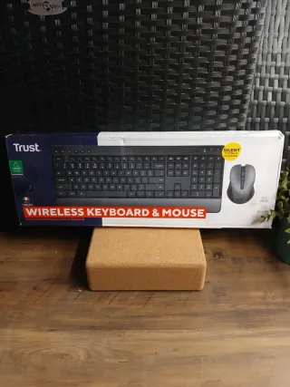 Teclado Inalámbrico TRUST Negro Silencioso